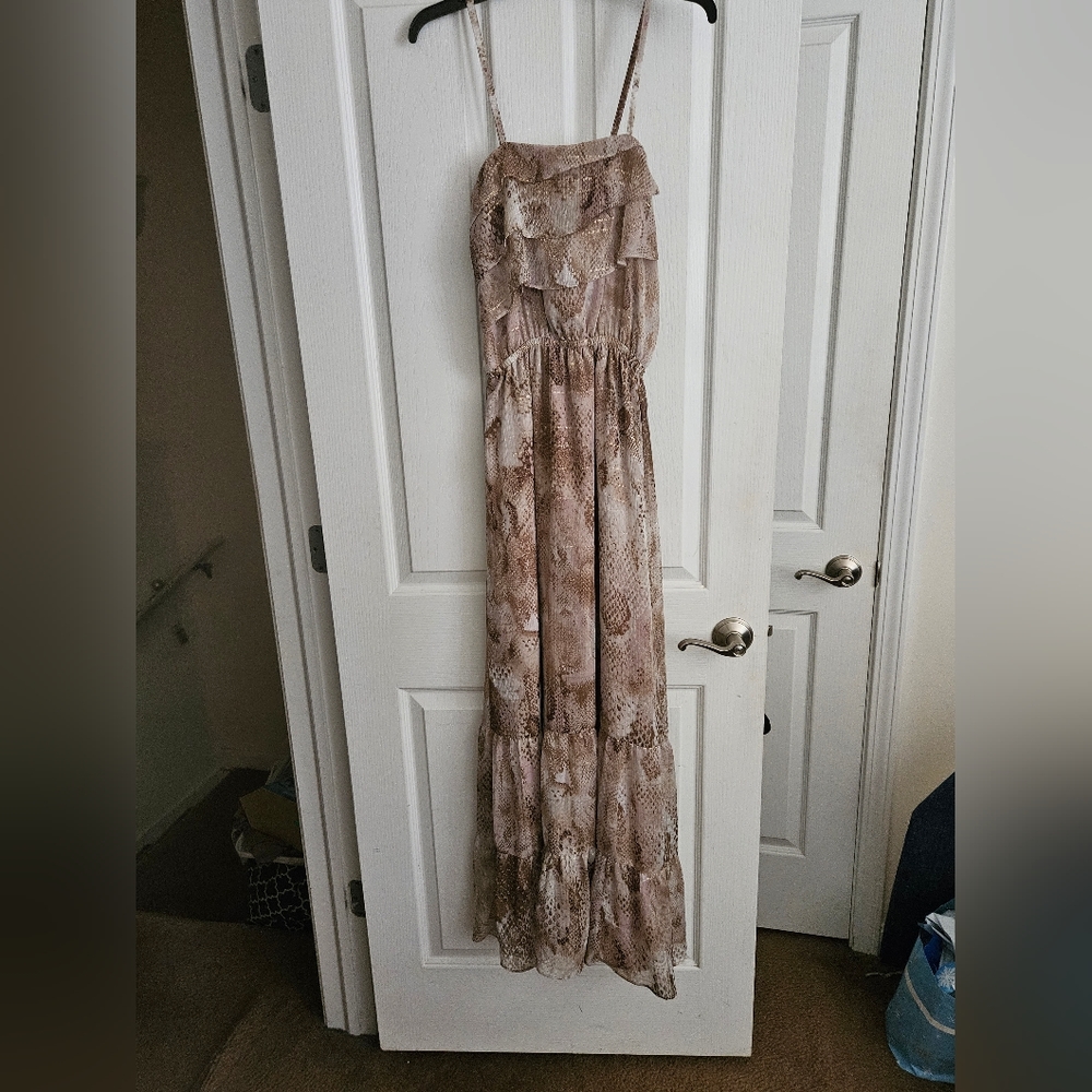 Long Gold Dress
